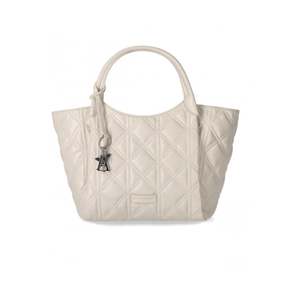 Emporio Armani Gewatteerde Shopper met Afneembare Schouderband White Dames
