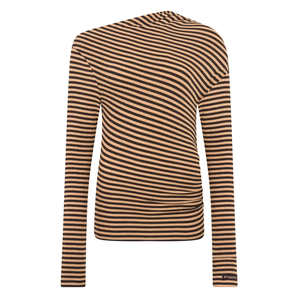 Pinko Jersey Polo Tops Mujer Multicolor M