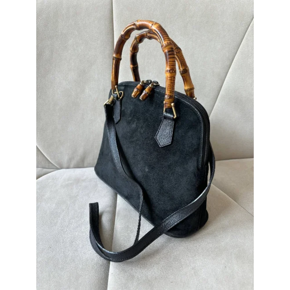 Gucci Vintage Pre-owned Leather gucci-bags Black Dames