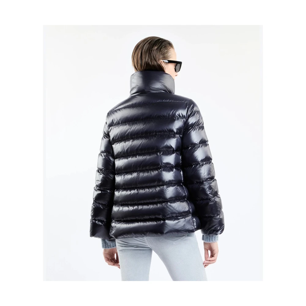 Fay Blauwe Nylon Donsjas Blue Dames
