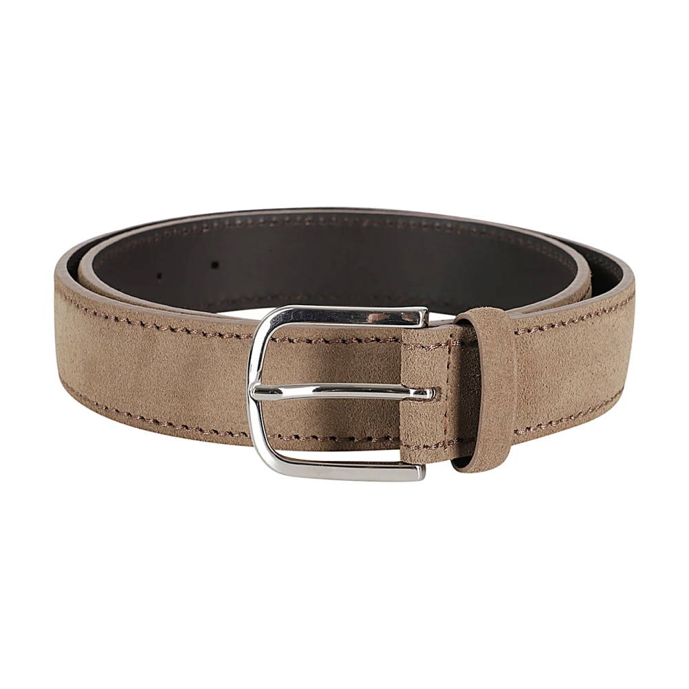 Orciani Klassieke Amalfi Suède Riem Brown Heren