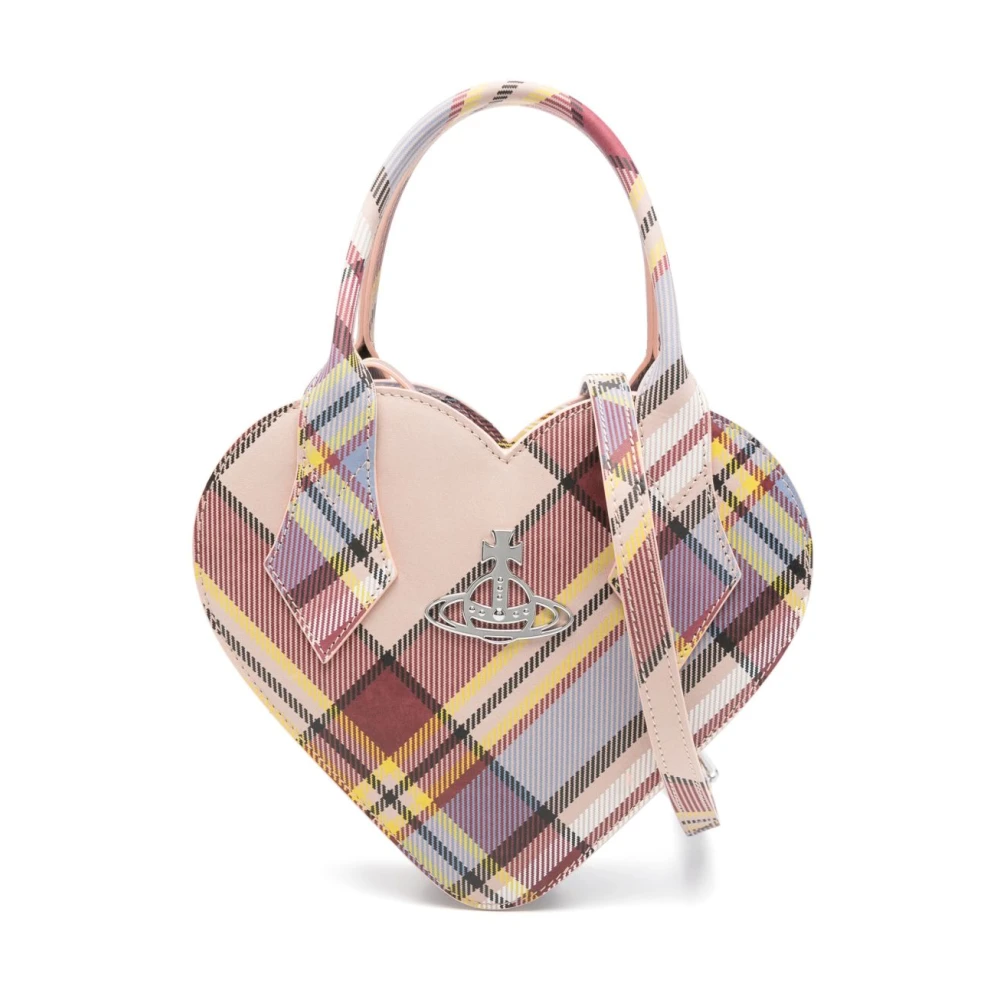 Vivienne Westwood Beige Schoudertas met Rits Multicolor Dames