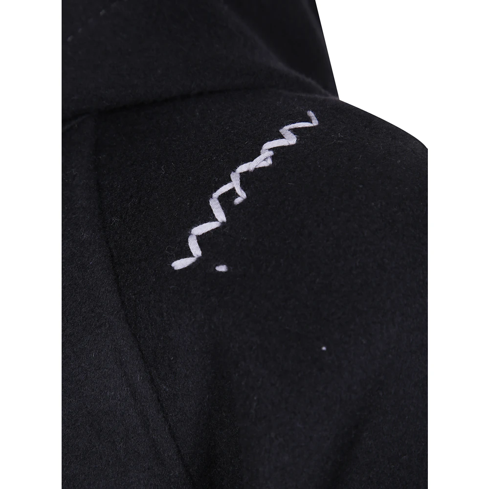 Marni Zwarte jas voor mannen Black Heren