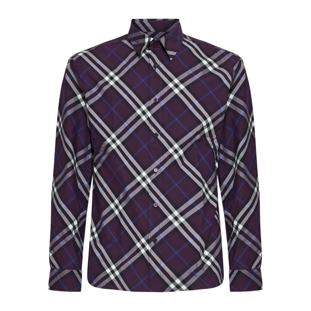 Burberry Stijlvolle Mode Accessoires Collectie Purple Heren