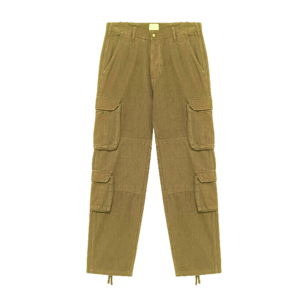 Amish Cargo katoenen broek in Olive Branch Green Heren