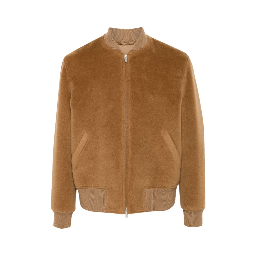 Lardini Kameel Wol Bomberjack Brown Heren