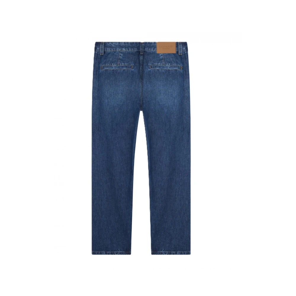 Dondup Lyocell broek Blue Dames