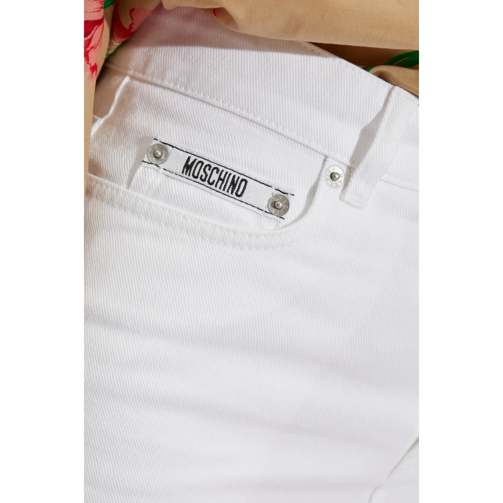 Moschino Denim rok White Dames