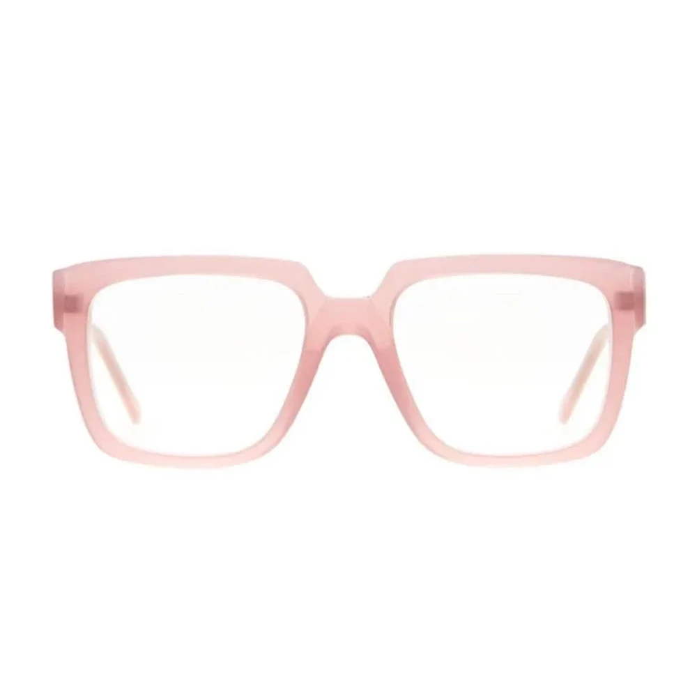 Kuboraum Roze Vierkante Bril Helder Lens Pink Dames