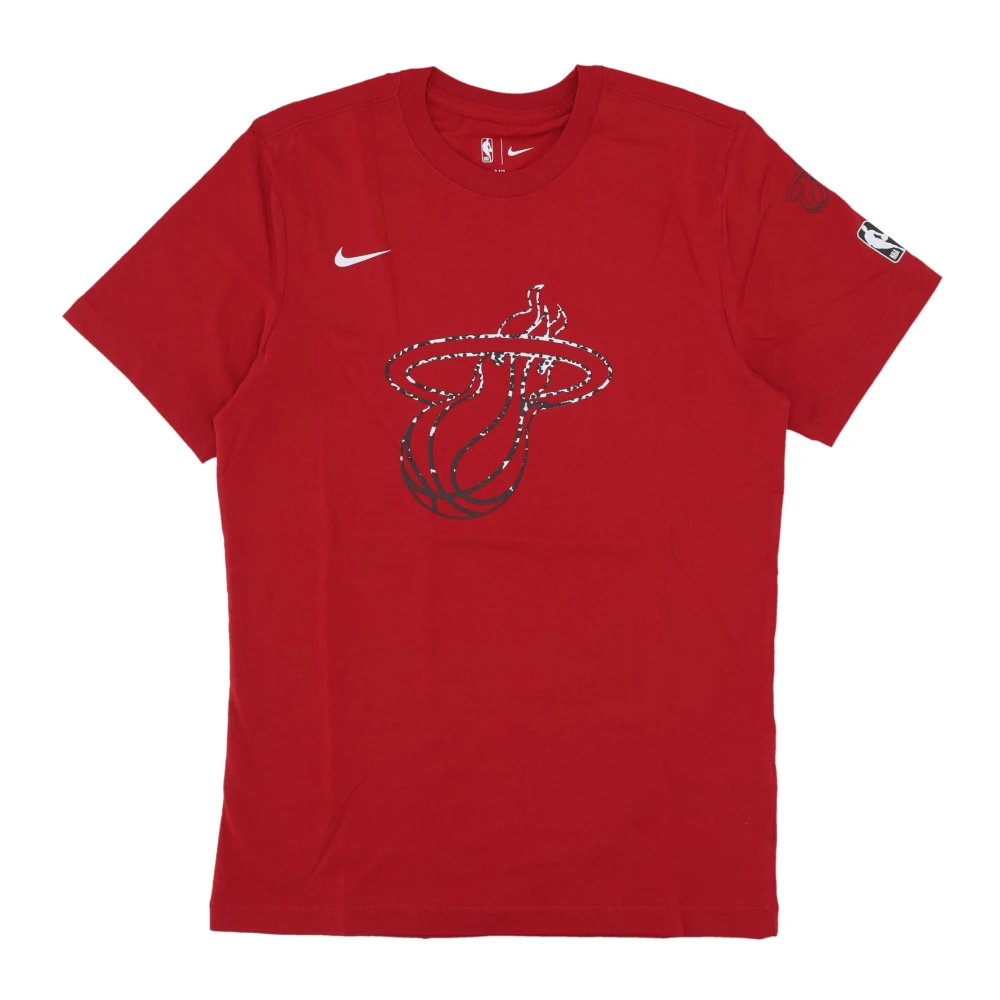 Nike Miami Heat City Connect Tee Red Heren