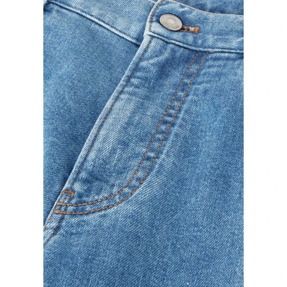 Loro Piana Luxe zachte denim broek klassiek ontwerp Blue Heren