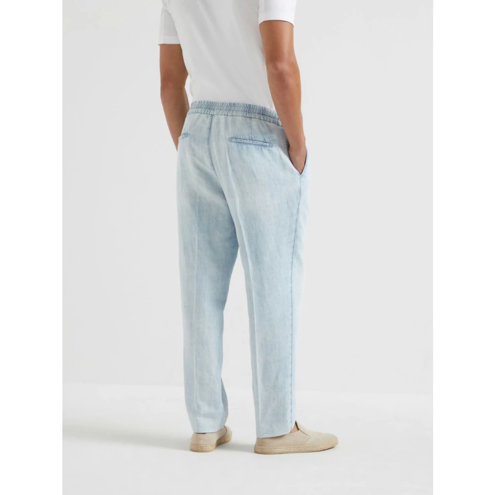 BRUNELLO CUCINELLI Stijlvolle Denim Jeans Blue Heren