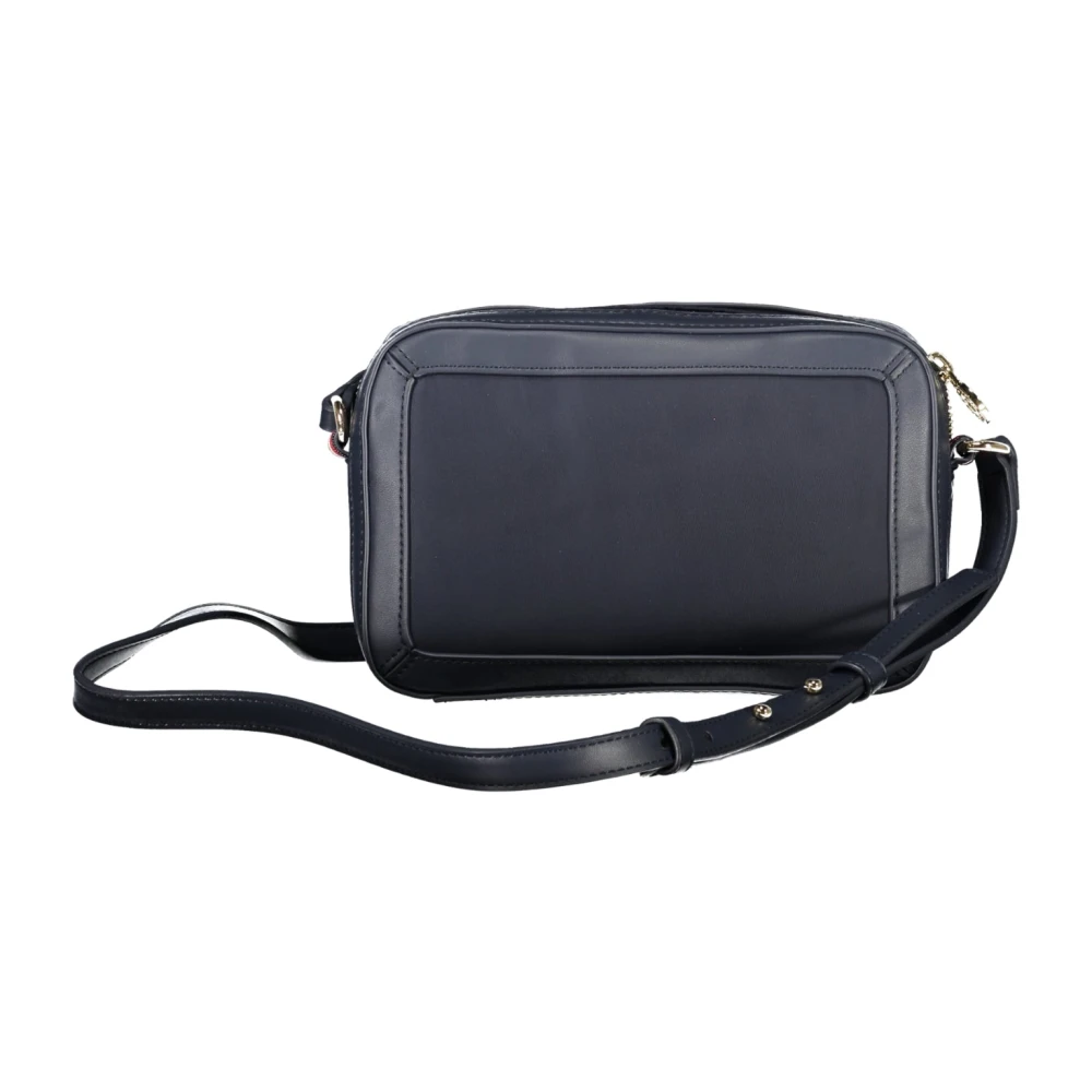 Tommy Hilfiger Blauwe Schoudertas met Ritssluiting Blue Dames