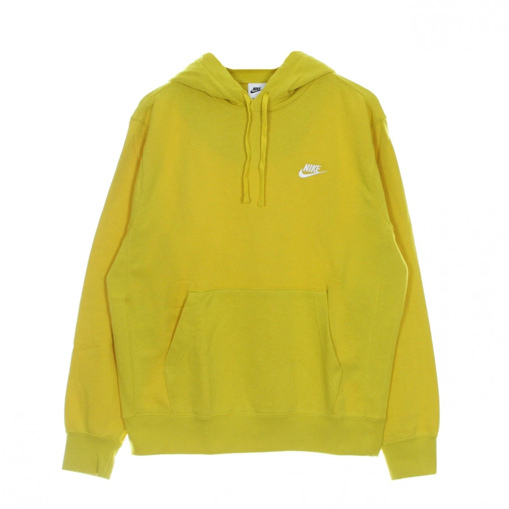 Nike Lättvikts Sportswear Club Hoodie Yellow, Herr