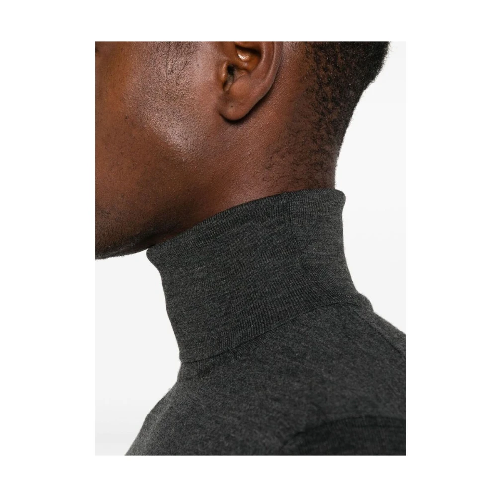 Goes Botanical Merino Wol Botanische Trui Gray Heren