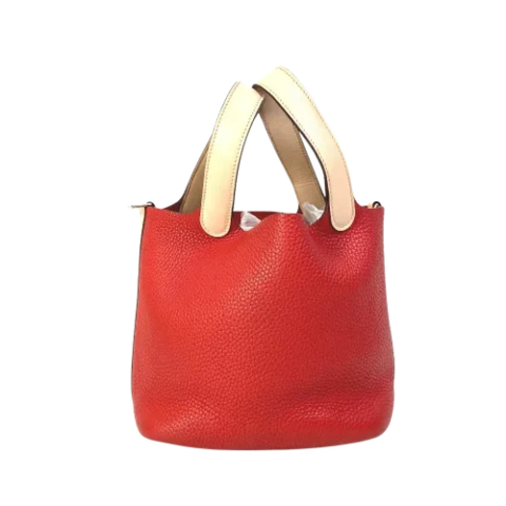 Hermès Vintage Pre-owned Leather hermes-bags Red Dames