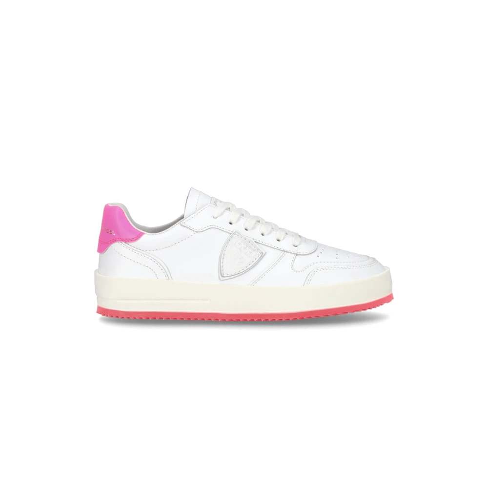Philippe Model Women's White Sneakers, 3 Uk, Trainers Nice Tennis