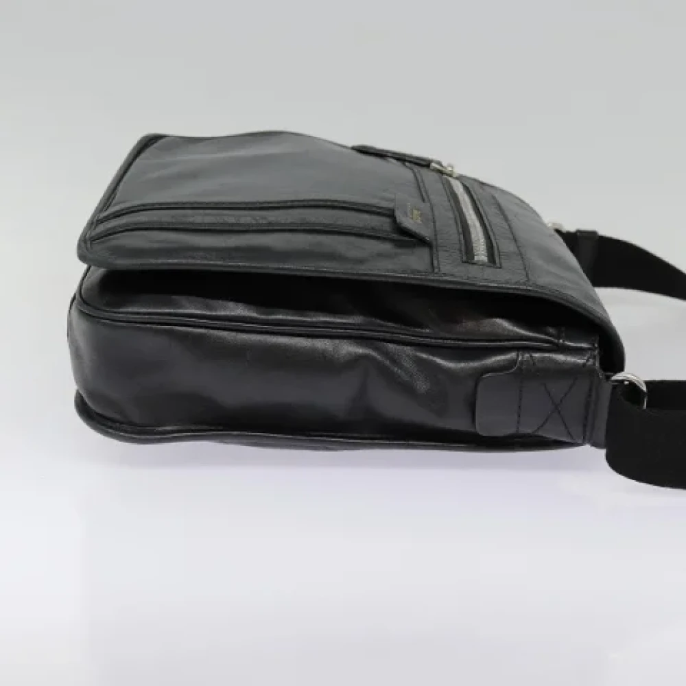 Bally Pre-owned Leather shoulder-bags Black Dames