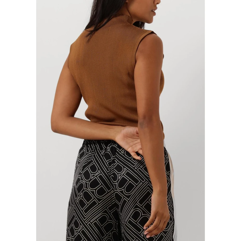 Bruuns Bazaar Rivers Aditi Gebreide Top Brown Dames