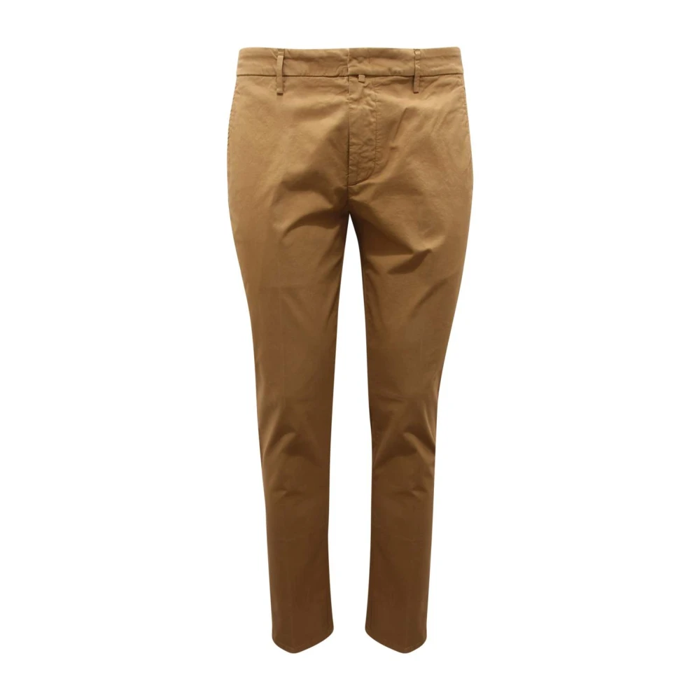 Dondup Men's Brown Chinos, W31, Ral Trousers Made In Italy