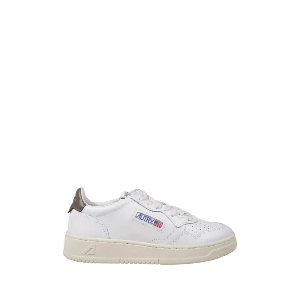 Autry Women's White Ll28 Medalist Low Sneaker - Sneakers - 5 Uk - Shoes