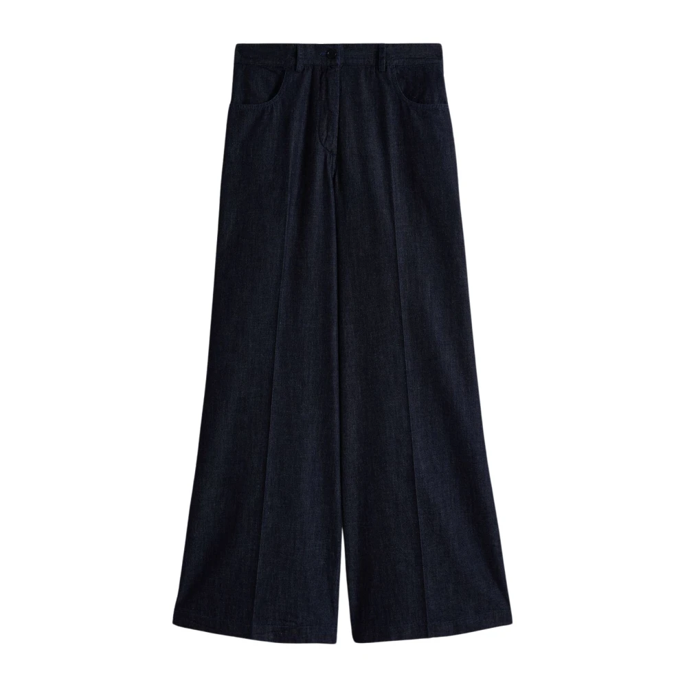 Aspesi Wijde Jeans Blue Dames