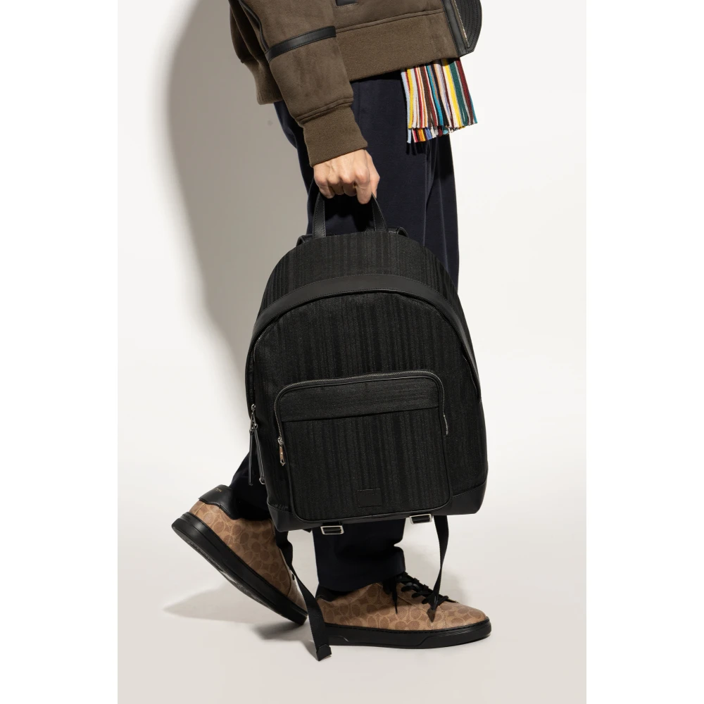 Paul Smith Rugzak met logopatch Black Heren