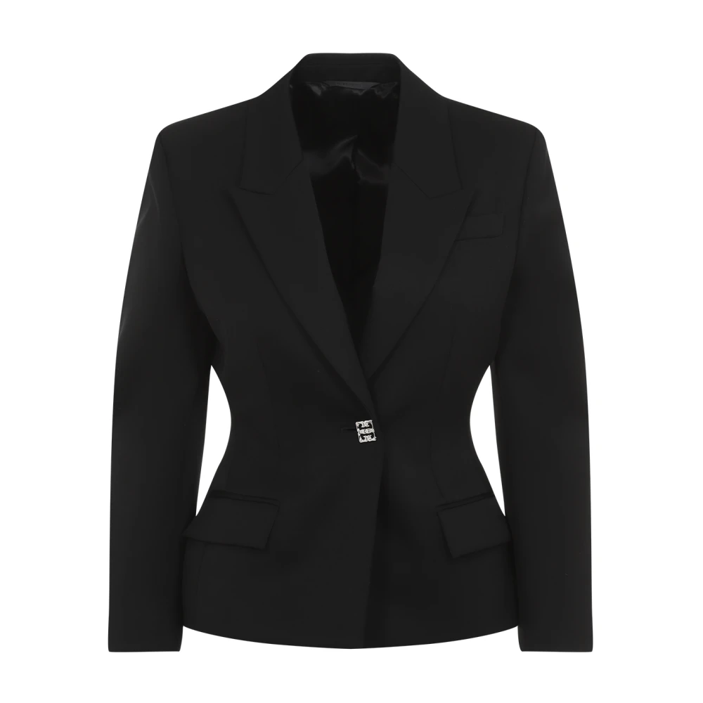 Givenchy Gestructureerd Jasje Black Dames