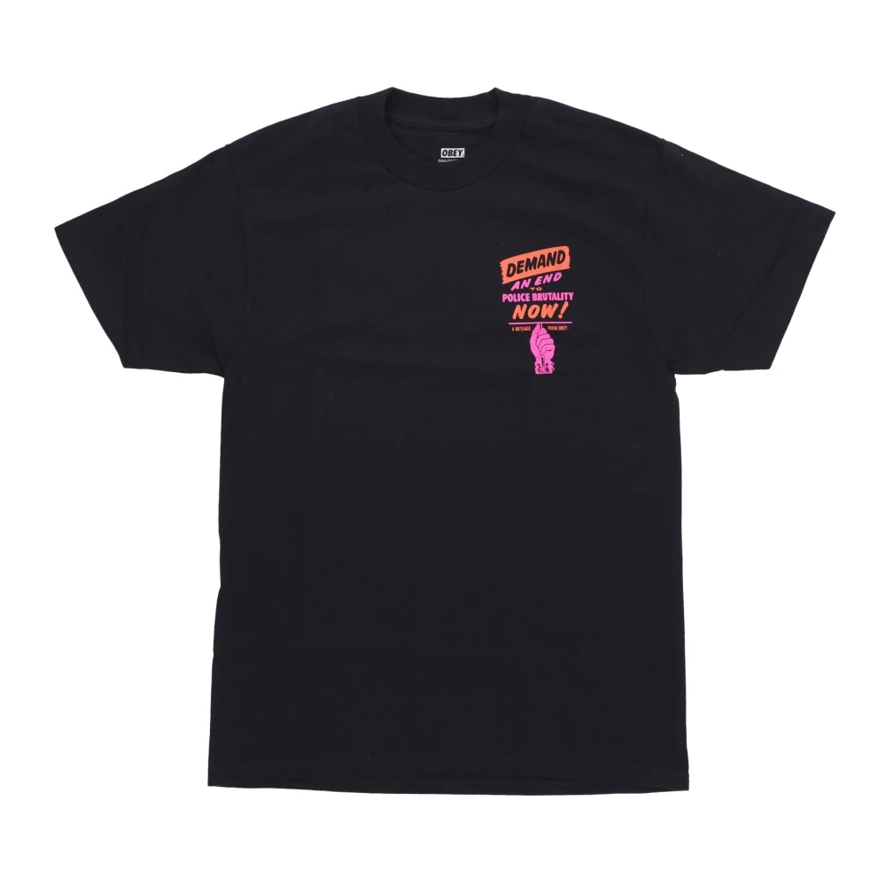 Obey Klassiek Zwart Heren T-shirt Black Heren
