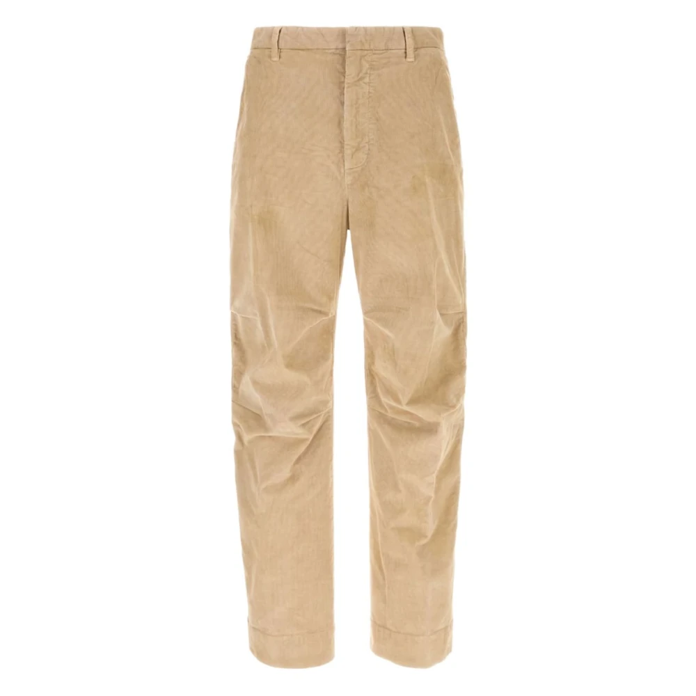 Dsquared2 Brown Straight Trousers, Male, S, Stylish Trousers For Men