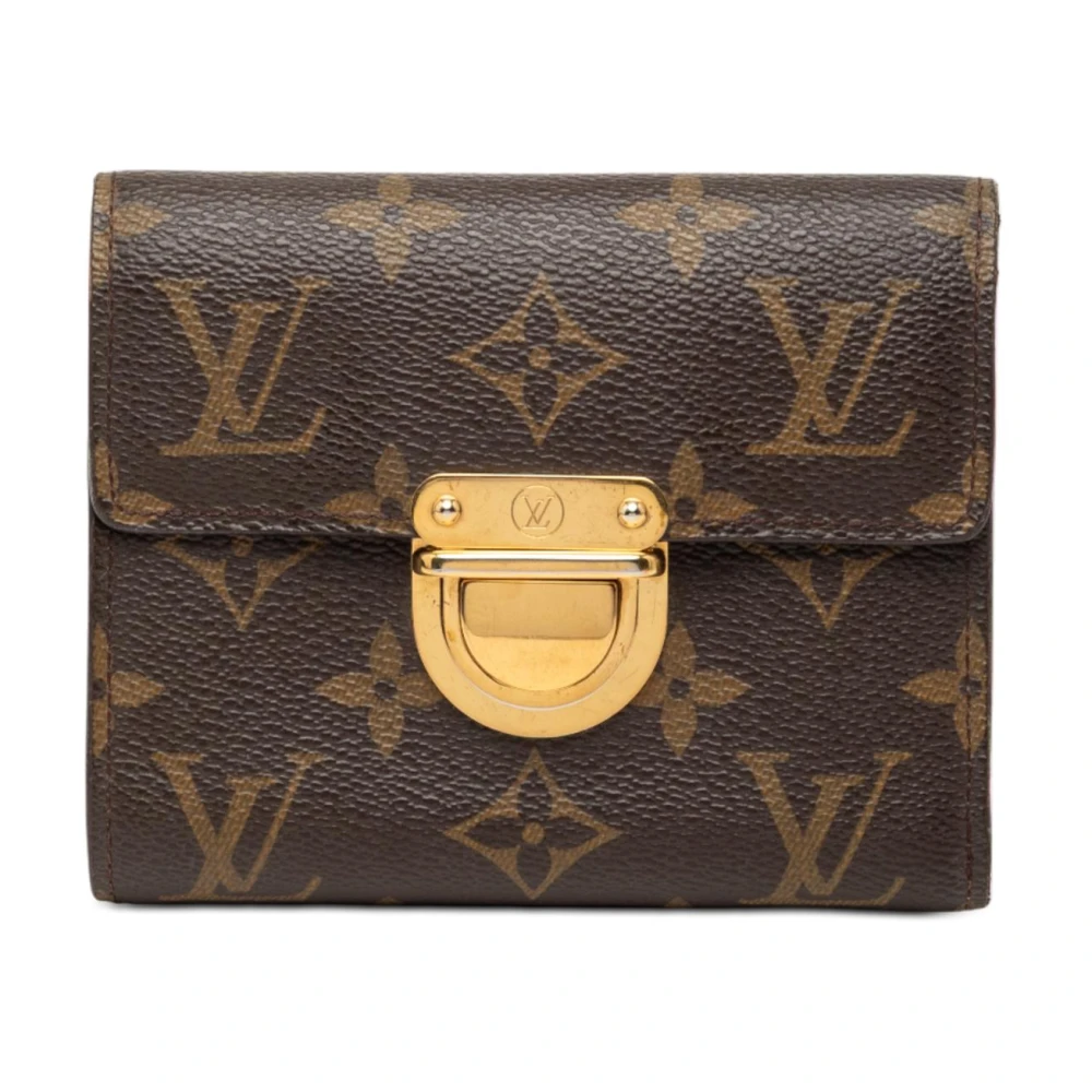 Louis Vuitton Vintage Women's Brown Pre-Owned Fold Wallet