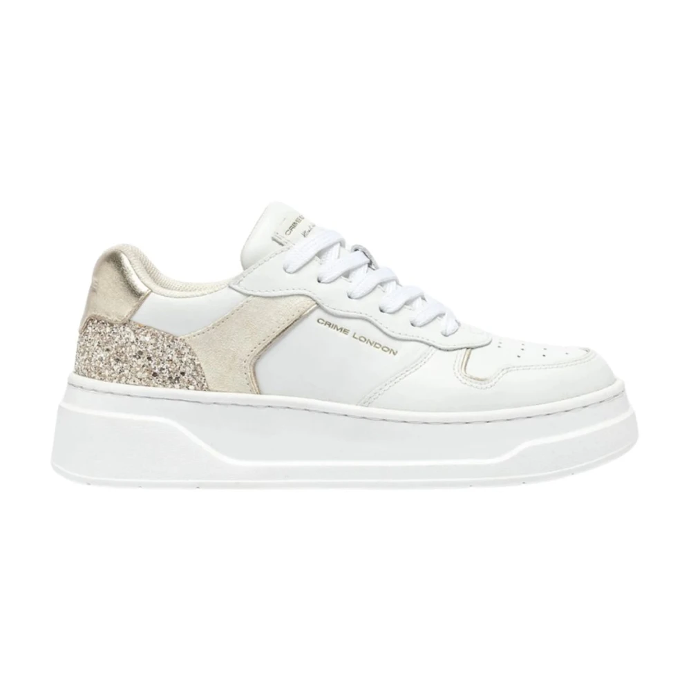Crime London Sneakers Magnetic Dames Schoenen Wit