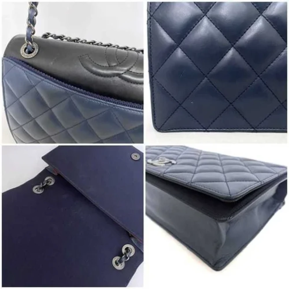 Chanel Vintage Pre-owned Fabric chanel-bags Blue Dames