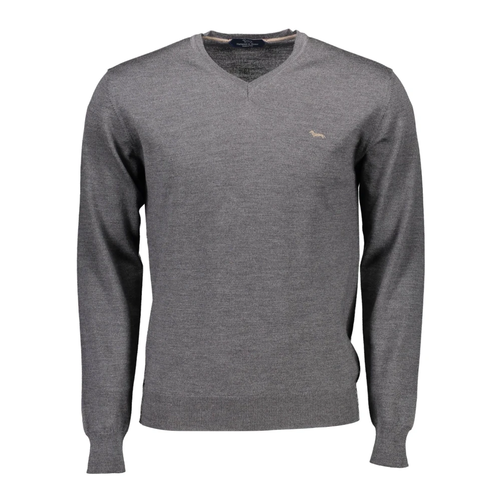 Harmont & Blaine Grigio Wool Mens Sweater - XXL - Image 2