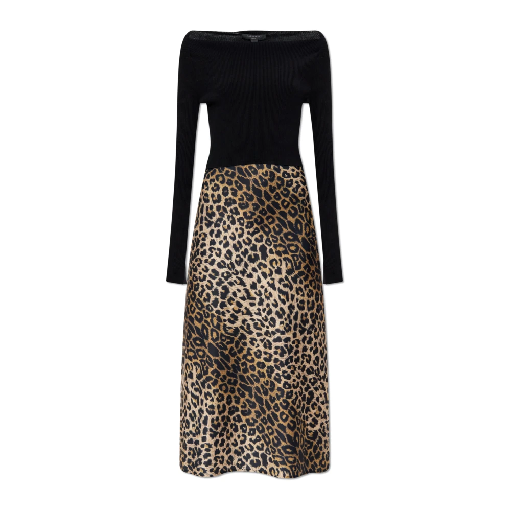 AllSaints Tweedelige jurk Hera Black Dames