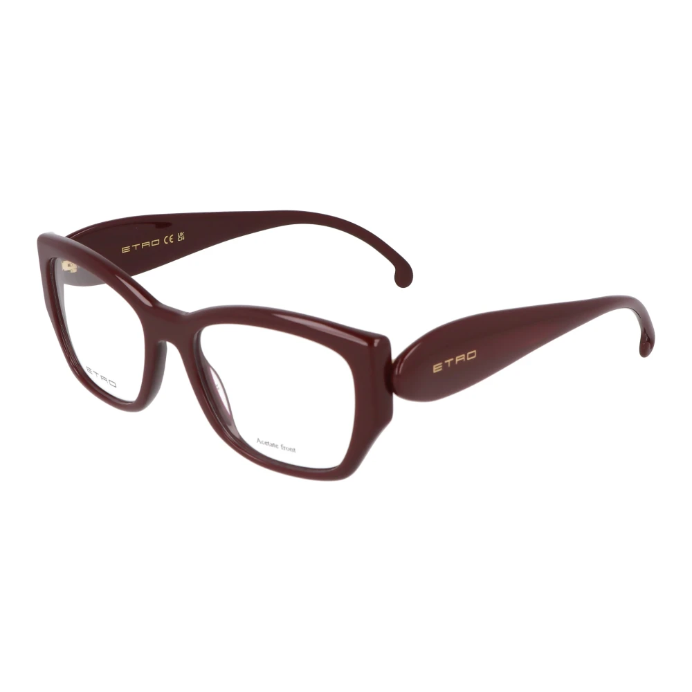 ETRO Stijlvolle onregelmatige bril Model 0058 Red Dames