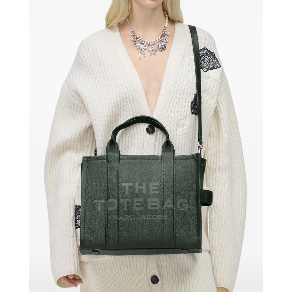 Marc Jacobs Groene leren crossbody tas met rits Green Dames