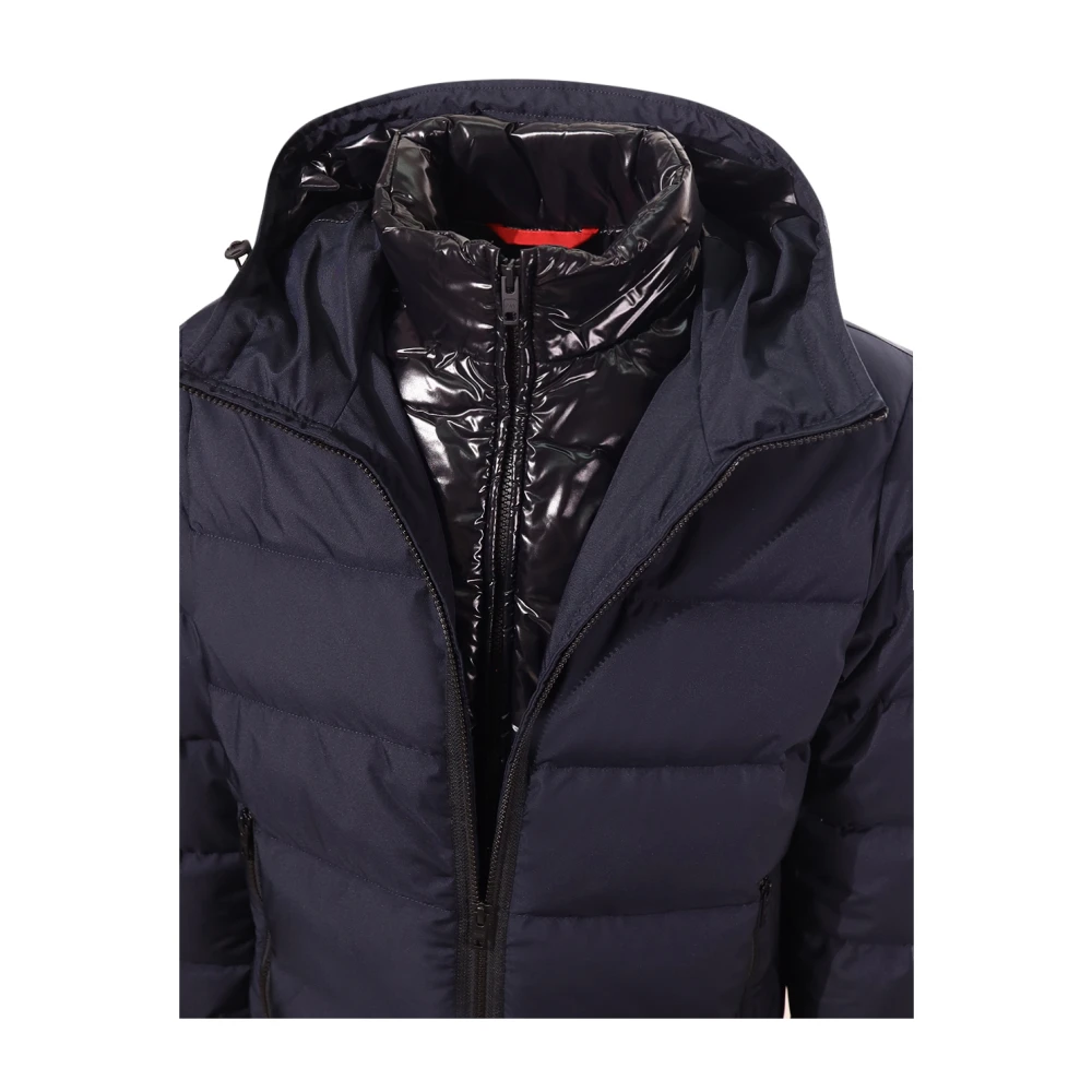 Fay Blauwe Hoodie met Ritssluiting Blue Heren