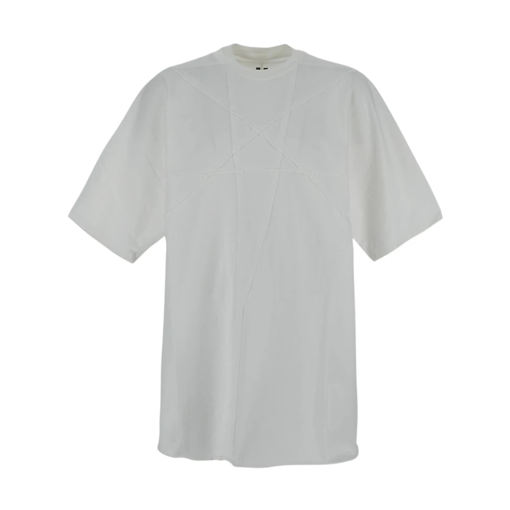 Rick Owens Premium Katoenen T-shirt voor Heren White Heren