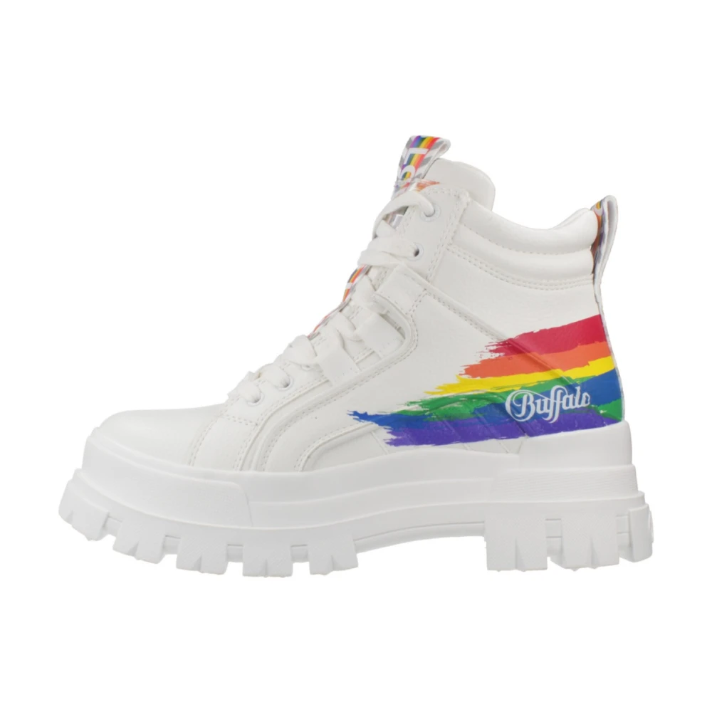 Buffalo Aspha NC Mid Dames Schoenen Wit