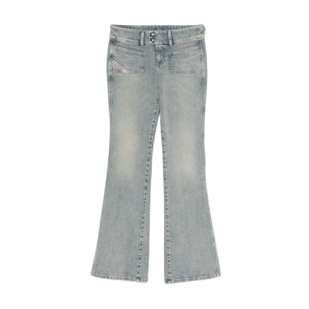 Diesel Women's Blue Flare Jeans, W26, Flare Jeans 1978 D-Akemi