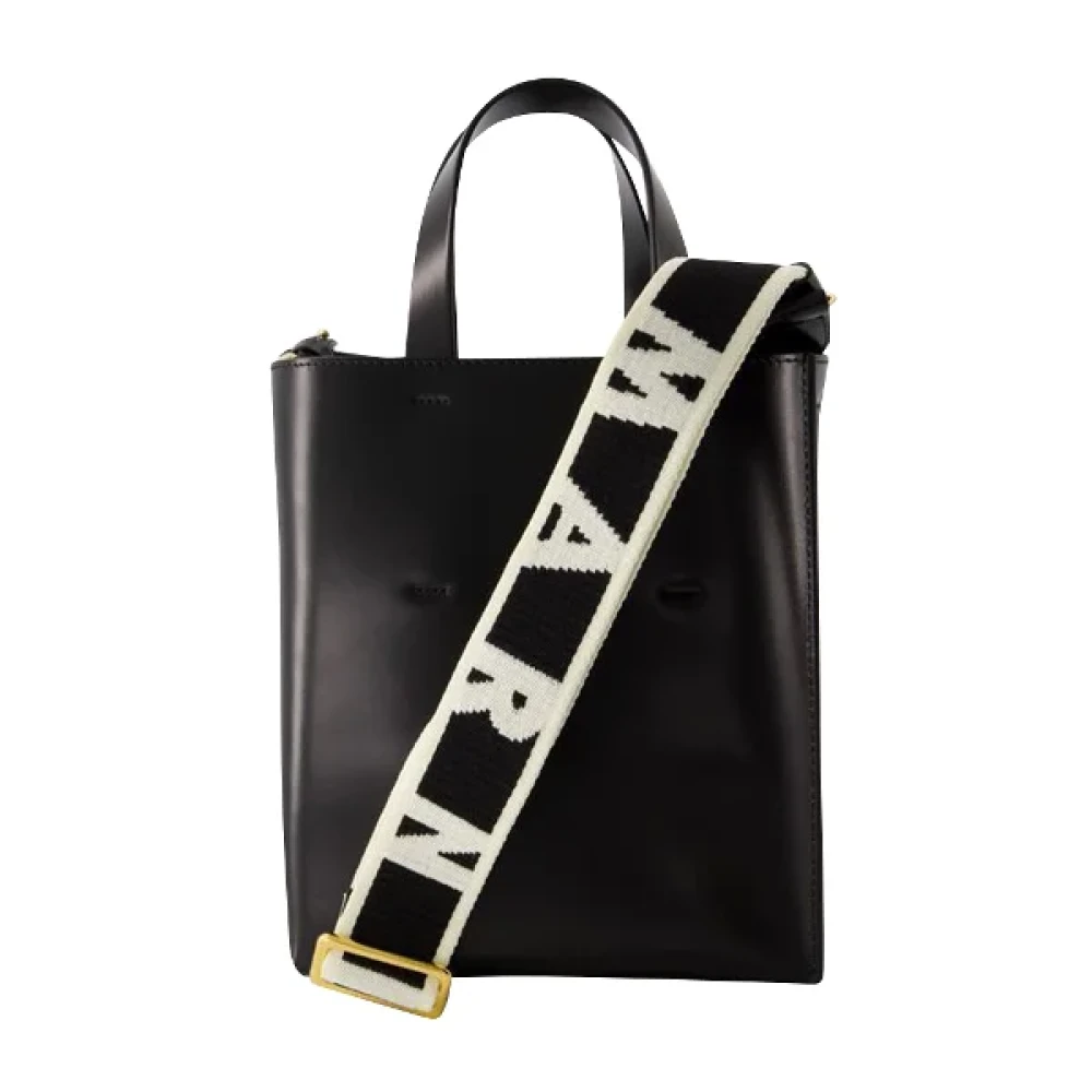 Marni Leather shoulder-bags Black Dames