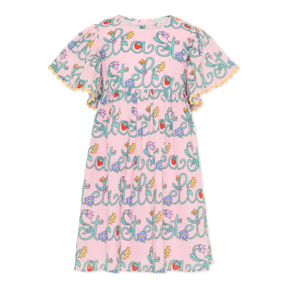 Stella Mccartney Girls Pink Casual Short-Sleeved Dress - Dresses - 4 Y - Kids