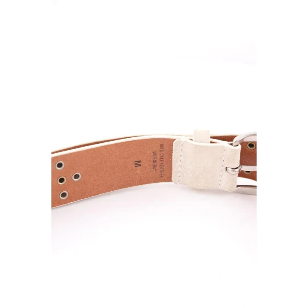 Isabel Marant Pre-owned Suede belts White Dames