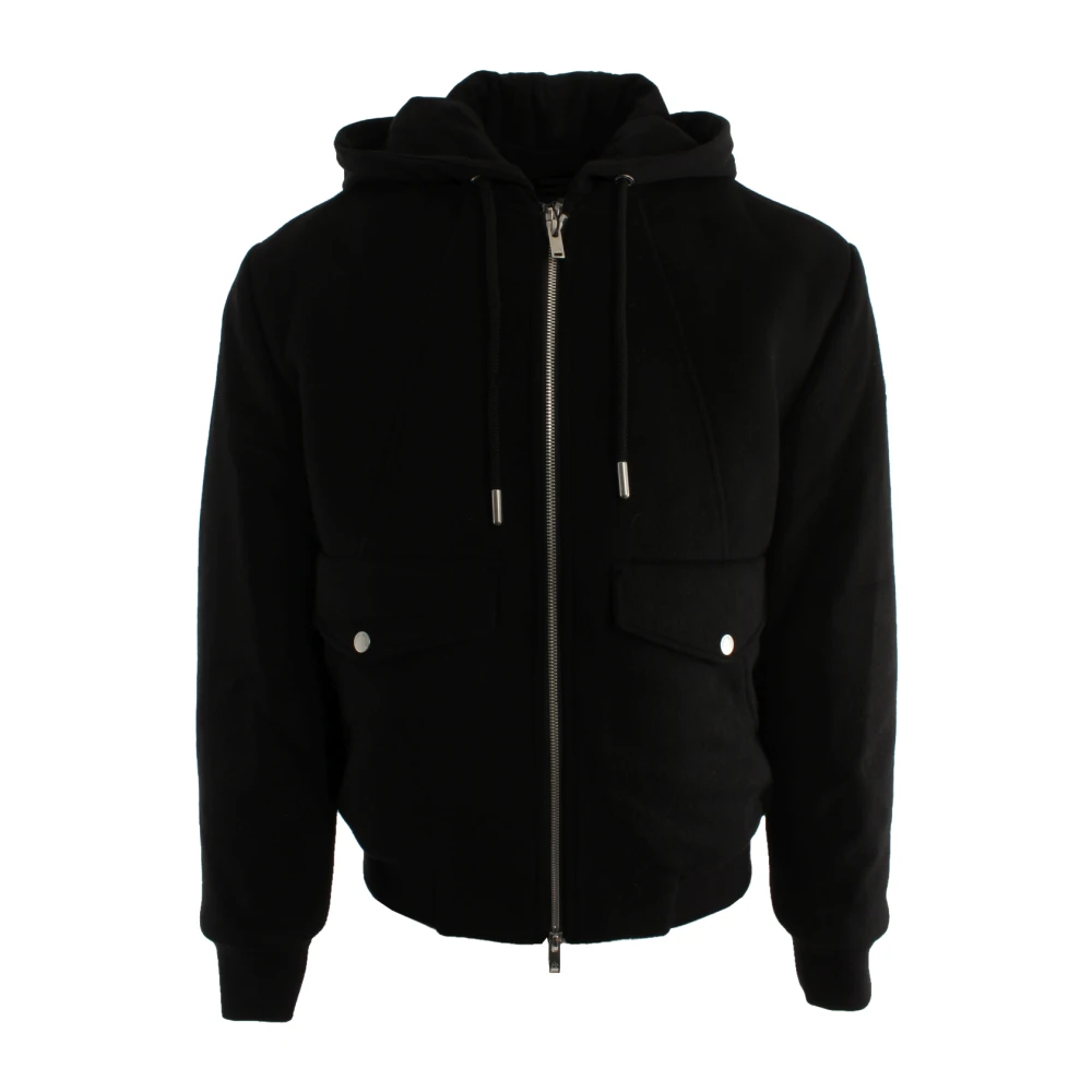 Moose Knuckles Men's Black Ellington Bomber - Zip-Throughs - S - Sweatshirts & Hoodies