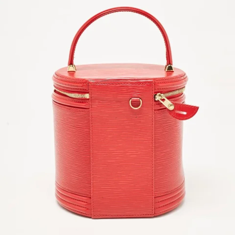 Louis Vuitton Vintage Pre-owned Leather handbags Red Dames