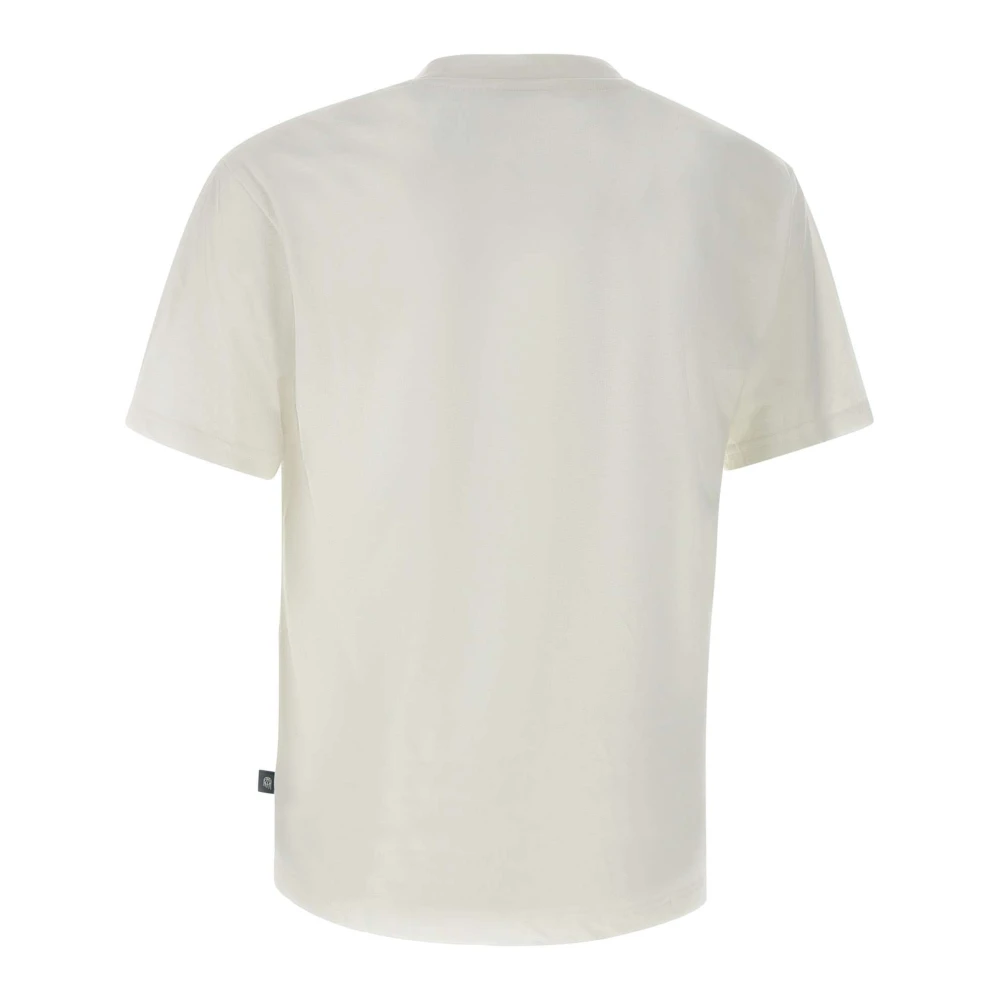 New Balance Court Katoenmix T-shirt Wit White Dames