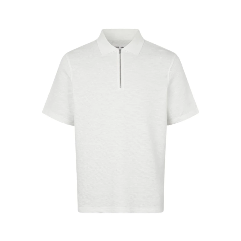 Samsøe Moderne HC Polo Shirt White Heren