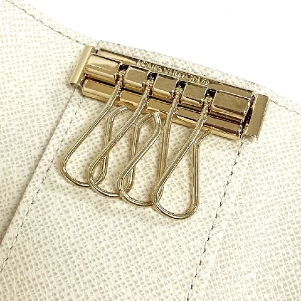 Louis Vuitton Vintage Pre-owned Canvas key-holders Beige Dames