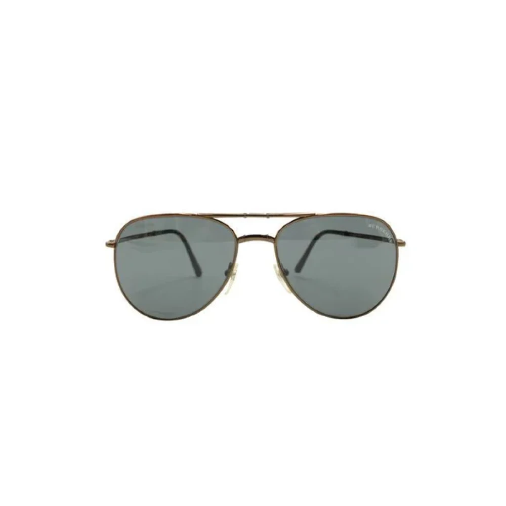 Burberry Vintage Pre-owned Metal sunglasses Brown Dames